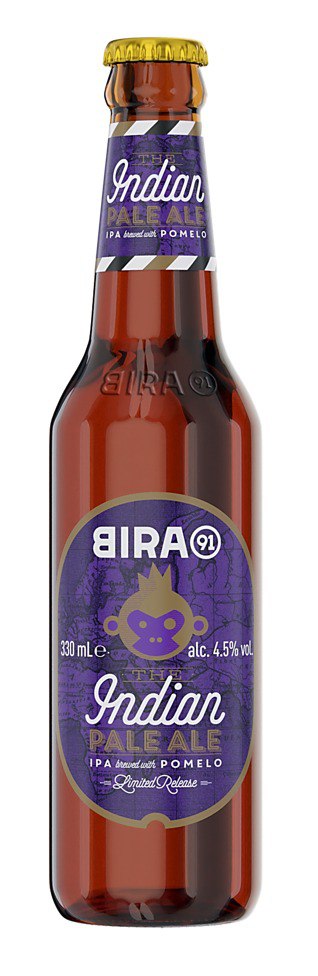 BIRA 91 INDIAN PALE ALE IPA BREWED WITH POMELO